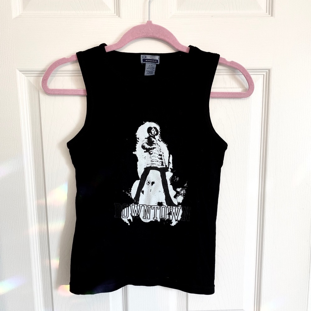Downtown Graphic Muscle Tank Sz Small